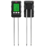 6-in-1 Soil Tester PH Temperature Humidity Sunlight Fertility Nutrient Meter with Digital Display for Gardening and Agriculture