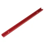 Red Aluminum Alloy 300-800mm T-track T-slot Miter Track Jig T Screw Fixture Slot 19x9.5mm For Table Saw Router Table Woodworking Tool