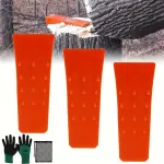 3pcs Tree Felling Wedges Chainsaw Wedges 6\\ Tree Cutting Equipment Tree Cutting Equipment With Spikes For Safe Tree Cutting