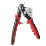 Multi-Size Hole Puncher 2/2.5/3/3.5/4/4.5mm Stainless Steel Professional Leather Punching Tool For DIY Cardboard Plastic Craft Durable Material Sleek