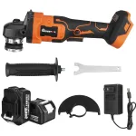 MUSTOOL 388VF 125mm 1600W 3 Gears Charging Indicator Light Brushless Angle Grinder