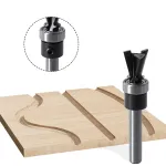 Woodworking Router Bit Shank Carbide Dovetail Router Bit With Bottom Bearing Woodworking Cutters Woodworking Router Bit Set