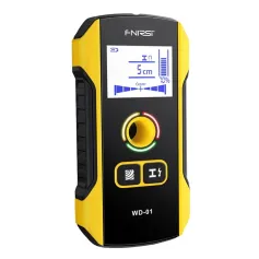 FNIRSI WD-01 Metal Detector Wall Scanner with Newly Designed Positioning Hole for AC Live Cable Wires Metal Wood Stud Find