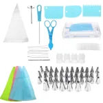 72Pcs Cake Decorating Kit With Case Baking Mold Supplies Tools Set Storage Case Cooking Glove