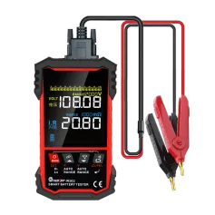 MUSTOOL IR502/IR500 ±120V 500Ω Battery Internal Resistance Tester 4-Wire Kelvin Test Lead-acid Lithium Nickel-cadmium Batteries Tool