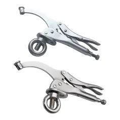 Drill Press Locking Clamp Heat-Treated Carbon Steel Adjustable Pressure 22.9cm/30cm Professional Woodworking Metalworking Tool