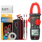 ANENG ST182 Digital Clamp Meter DC/AC Voltage Tester Clamp Multimeter Hz Capacitance NCV Ohm Test