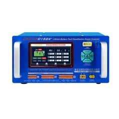 Equalizzatore e analizzatore di pacchi batteria al litio ad alta corrente SUNKKO D1524+ da 15 A, versatile per batterie ternarie LiFePO4 LTO, touch screen e controllo Bluetooth con efficienza di raffreddamento a doppia ventola