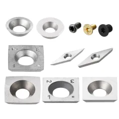 Red Arrow Wood Carbide Insert Cutters Screws DIY Wood Turning Tool Woodworking Lathe Tools