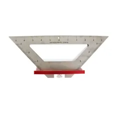 140MM Paslanmaz Çelik İnç Ahşap İşçiliği Üçgen Cetvel Çok İşlevli Çizim Açı Cetveli Kendin Yap İçin