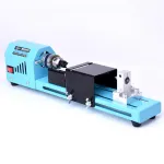 150W EU Plug Mini Wood Lathe Machine Miniature Pearl Lathe DIY Woodworking Pearl Lathe Machine Drill Rotary Tool