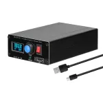 ATU-10-0A 20W 1.8-30MHz Mini Automatic Antenna Tuner OLED Display Aluminum Alloy Outcase with1800MAh Battery ATU Antenna Tuner