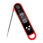 Digital Meat Thermometer Foldable Probe Fast Reading -50℃ to 300℃ Auto-Off LCD Display for Cooking BBQ Kitchen