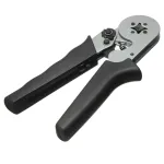 Self-Adjustable Terminal Crimping Tool with 0.08-6.0mm² Range Ergonomic Nylon Handle Uniform Pressure Crimp Ideal for Insulated and Non-insulated Wire Connections