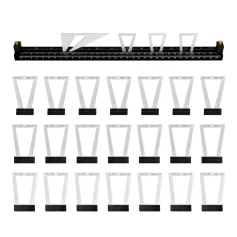Onkel.J 28pcs Dovetail Tenon Marking Ruler Adjustable Tail Joint Marking Gauge Stable Template Support For Carpentry Marking
