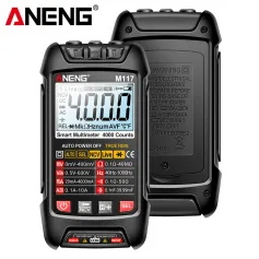 ANENG M117 Digital Multimeter High Precision True RMS Multifunctional Meter with AC/DC Voltage Current Resistance Capacitor Reading Data Retention Auto Power Off Function and Screen Backlight Technology for Clear Reading