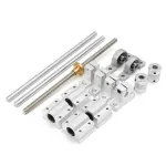 Machifit 15pcs 400mm Optik Gid Optik Ki pote Lojman Lineyè Rail Sipò vis mete