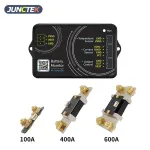 JUNCTEK Battery Monitor Bluetooth KL-F DC 0-120V 0-600A Battery Tester Voltage Current VA Meter Battery Coulomb Meter Capacity Indicator