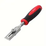 9 Inch Wood Carving Chisel Chrome Vanadium Steel Ergonomic Handle for DIY Woodworking Sharp Cutting Edge Versatile Tool