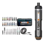 WORX WX242 4V rafmagns skrúfjárn sett Smart þráðlaus rafmagns skrúfjárn USB endurhlaðanlegt 30 bita sett Mini Drill rafmagnsverkfæri