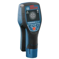 Scanner de parede profissional D-TECT120 Tecnologia de radar Metal/Cabo/Madeira/Água/Tubo/Fio Prumo de parede de alta precisão com fonte de alimentação dupla Ferramenta de construção à prova d'água