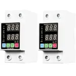 40A 63A Rated Current Automatic Reclosing Protector with Overvoltage Undervoltage Overcurrent Protection Real-Time Dual Digital Display Adjustable Current 230-280V Voltage Protection