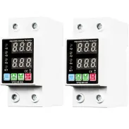 40A 63A Rated Current Automatic Reclosing Protector with Overvoltage Undervoltage Overcurrent Protection Real-Time Dual Digital Display Adjustable Current 230-280V Voltage Protection