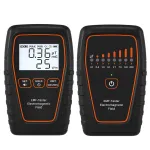 Handheld EMF Tester Portable Electromagnetic Radiation Detector Electromagnetic Radiation Intensity Measurement Instrument with Beep Alarm and Low Battery Indication Functions