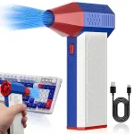X3 Turbo Compact Portable 130000rpm Mini Turbo Fan High Speed Wind Over 52m/sec Three Speed Adjustment Long Battery Life Wireless Operation for Convenient and Sustained Outdoor Use