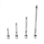 4PCS 1/4 Inch Extension Rod Set Chrome Vanadium Steel 6.3mm Socket Wrench Quick Auto Repair Tools 150mm 100mm 75mm 50mm