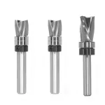 1/4\\ 8mm Shank Flush Trim Router Bit Solid CNC Carbide Trim Router Bits for Wood Trimming