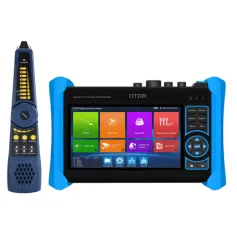 NetMaster MT6810 OTDR Network Coaxial Cable Tester with Fiber Optic Fault Locator Efficiently Locate Cable Breaks and Obstructions