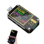 FNB48 USB Tester Voltmeter Ammeter bluetooth APP Tester Current and Voltmeter USB Tester With USB-A/Micro USB /Type-C Interface