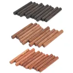 10PCS 8/10/12mm Diameter Round Rod Bar 100mm Long Round Log Tenon Rod Dowel Rosewood Red Sandalwood Woodworking DIY Craft Joinery
