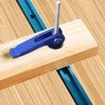 Rapid-Aji Woodworking T-Track Kenbe Desann Kranpon 5/16\\-18 fil pou 19mm T-Track