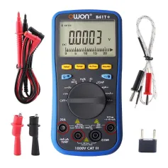 OWON B41T+ 4 1/2 цифровой мультиметр с Bluetooth True RMS тестер 3 в 1 регистратор данных + мультиметр + измеритель температуры