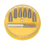 7PCS Precision Screwdriver Bit Set with 25mm Length PH1 PH2 PH3 SL4 SL5 SL6 Bits and 60mm Extension Bar Universal CRV Material Compatible with All Manual and Power Screwdrivers