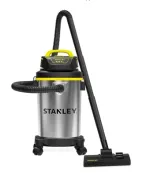 [USA Direct]SL18129 For STANLEY Wet/Dry Vacuum 4 Gallon 4 Peak HP Stainless Steel Tank Powerful Suction Portable Shop Vacuum with Accessories