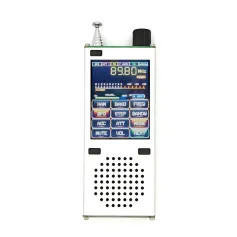 ATS120 SI4732 ESP32 Bluetooth SSB FM 64-108MHz AM LSB USB Tüm Bant Radyo Alıcısı + 2.4 inç Dokunmatik LCD