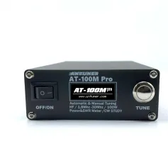 ANTUNER AT100M Pro 1.8mhz-30mhz 100W Antenna Tuner Support Morse Code Exerciser Standing Wave Meter Power Meter For HF Radio