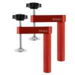 Bench Dog Clamp Aluminum Alloy Non-Marking Silicone Pads Woodworking Accessories for Routing Cutting Grinding Long-Lasting Service Two Sizes Available