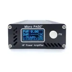 ਨਵਾਂ ਮਾਈਕਰੋ PA50+ (PA50 ਪਲੱਸ) 50W 3.5MHz-28.5MHz 1.3ਇੰਚ OLED ਸਕ੍ਰੀਨ ਇੰਟੈਲੀਜੈਂਟ ਸ਼ਾਰਟਵੇਵ HF ਪਾਵਰ ਐਂਪਲੀਫਾਇਰ SWR ਮੀਟਰ LPF ਫਿਲਟਰ