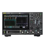 [Limited gwo rabè] DHO914 Digital Oscilloscope 125MHz Frekans Band 12-ti jan rezolisyon vètikal 1.25 GSA / s echantiyon Pousantaj 4 Analog Chanèl High-Definisyon Touch Ekran USB LAN HDMI-compatible Connectivity Professional Fonctionnalités