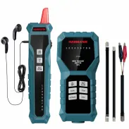 HANMATEK WT1 Network Cable Tester RJ45 RJ11 Multifunction Open Short Circuit Finder Volume Adjustable Comfortable Wire Tracing Tool with Essential Accessories Included