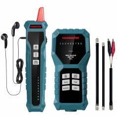 HANMATEK WT1 Network Cable Tester RJ45 RJ11 Multifunction Open Short Circuit Finder Volume Adjustable Comfortable Wire Tracing Tool with Essential Accessories Included
