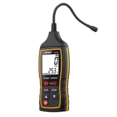 SNDWAY SW-743A Halogen Leak Detector for Car Refrigerants AC Freon CFC HCFC HFC LCD Display 1PPM Sensitivity 0-1000PPM Quick Response Adjustable Alarm