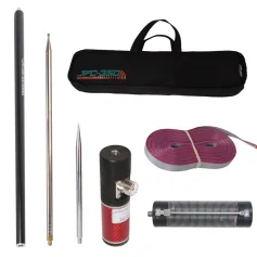 3.5-50MHz 80M-6M 10-band 100W HF Portable Shortwave GP Antenna 10-band Outdoor Shortwave Antenna for HF Shortwave Radio