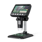 Digital Microscope 4.3inch Screen 50-1000X Magnification 2MP Resolution Long-Lasting 2000mAh Battery Ideal for Detailed Exploration and Research
