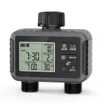 SGW07M Irrigation Timer Two Outlet Garden Automatic Watering Controller ABS UV Resistant IP55 FCC CE ROHS