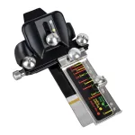Sharpening Guide with Angle Scale Board Precise Sharpening for Chisels and Planer Blades Ergonomic Design Sturdy Metal Construction Portable and Lightweight